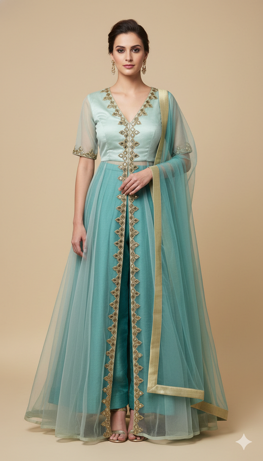 Sage Bridesmaids Suit