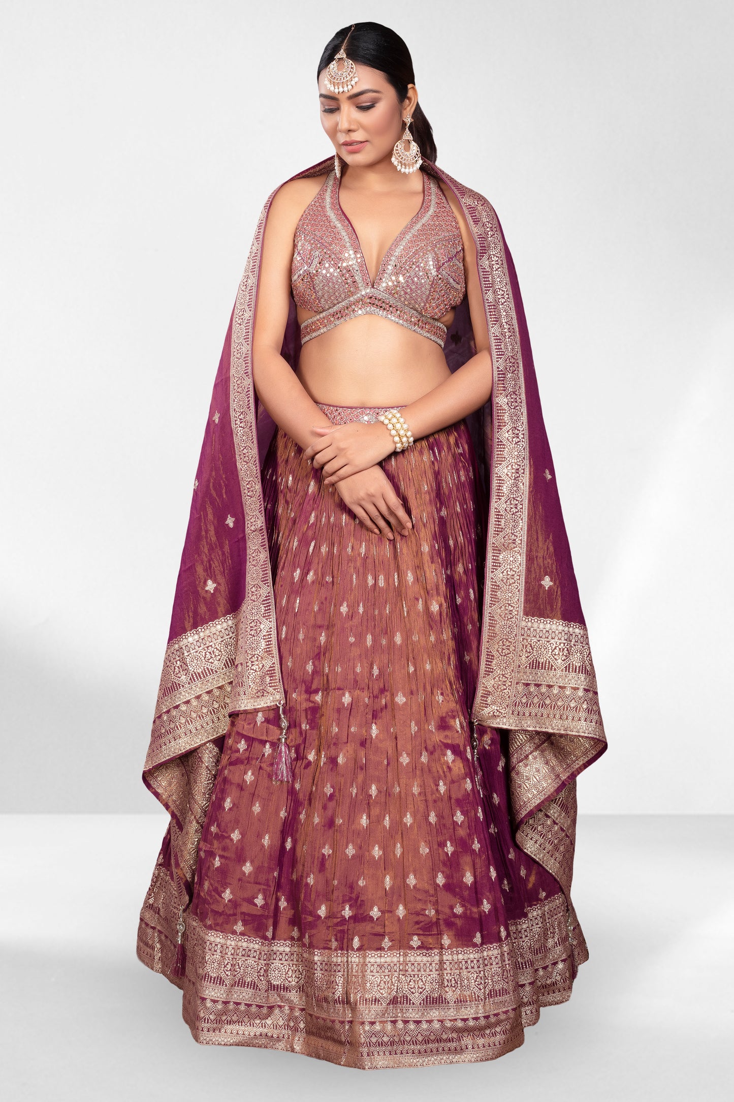 Party Wear Lehenga- A410022S