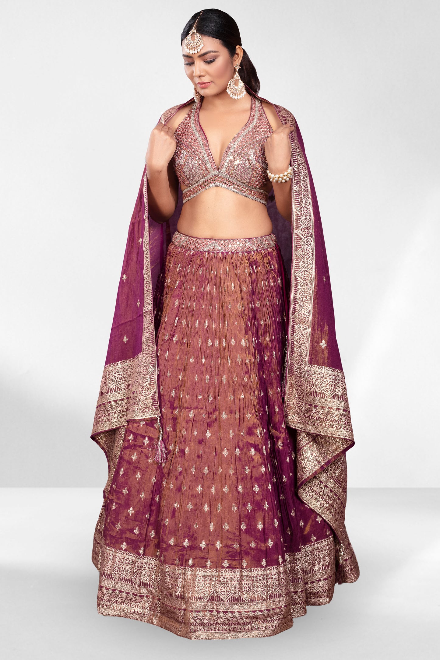 Party Wear Lehenga- A410022S