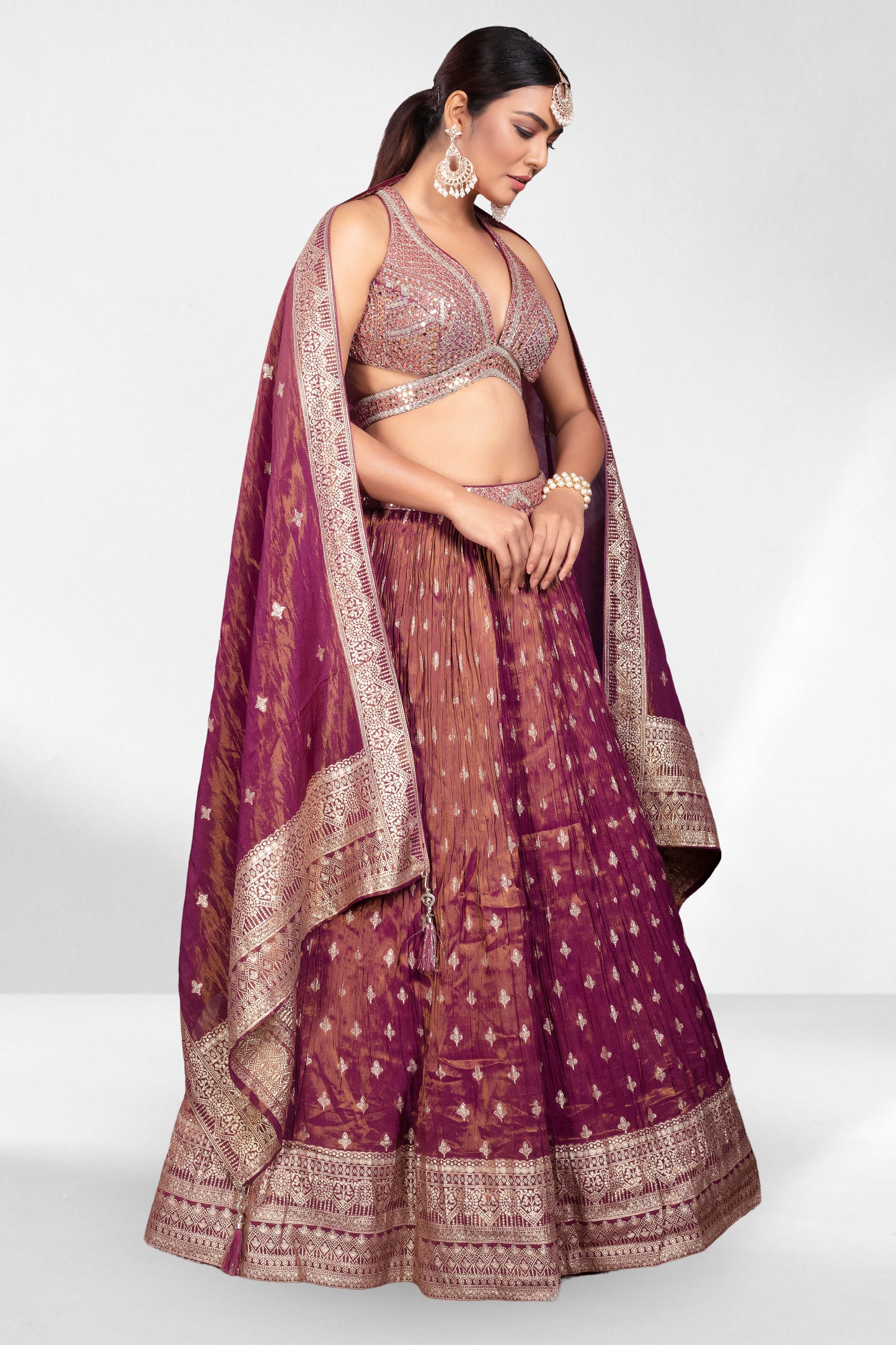 Party Wear Lehenga- A410022S