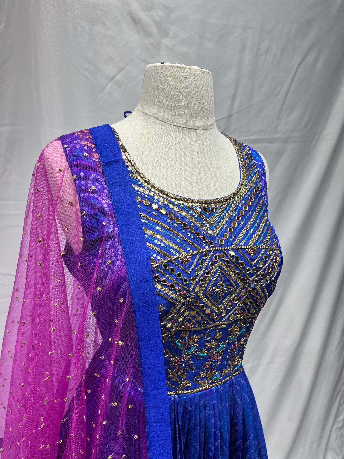 Blue Anarkali-015