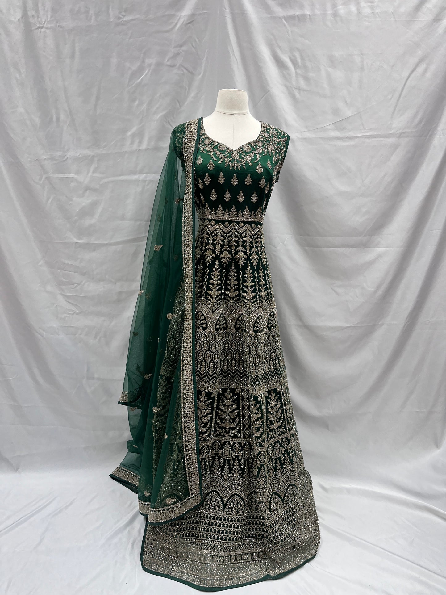 Green Anarkali-019