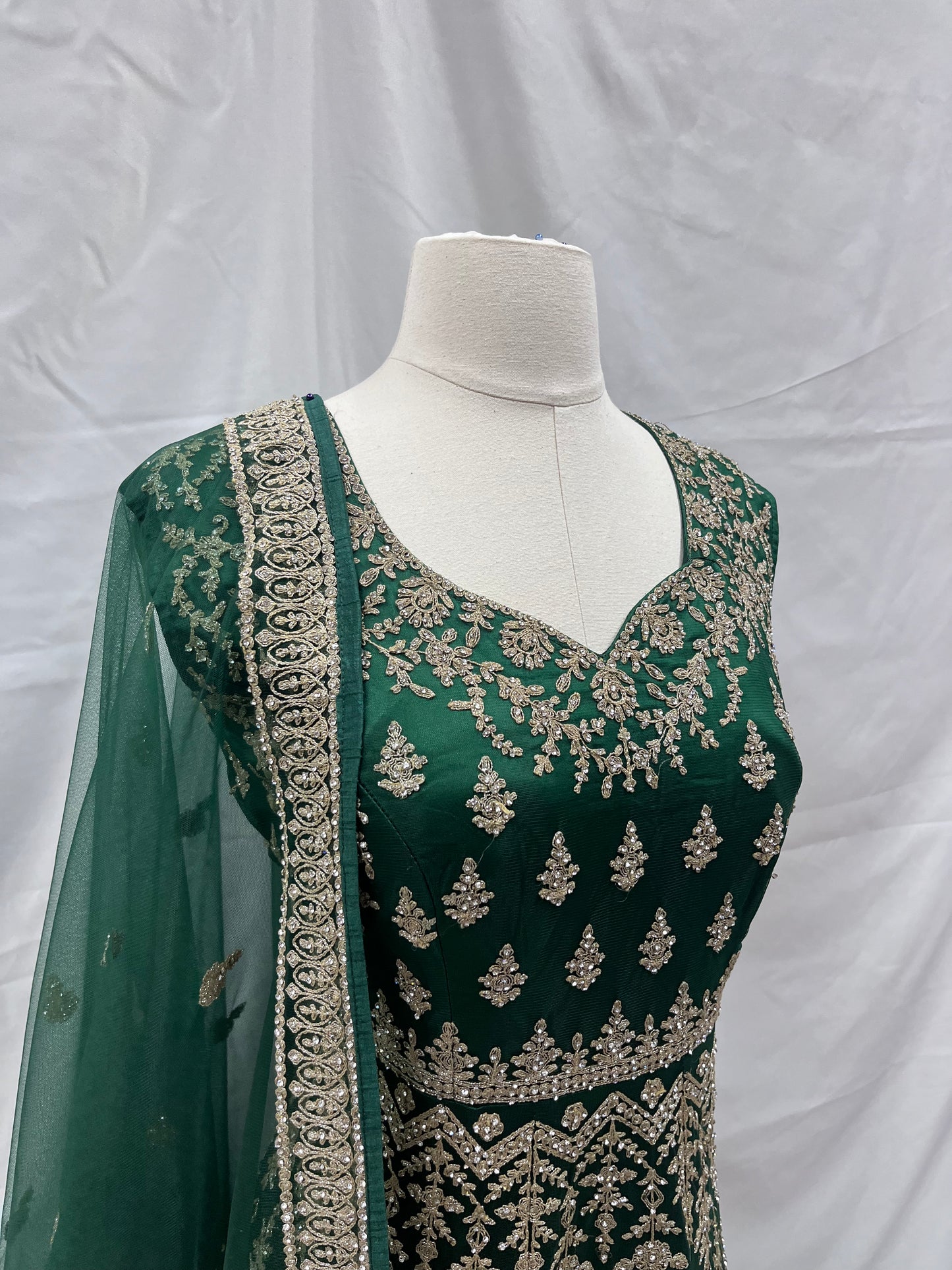 Green Anarkali-019