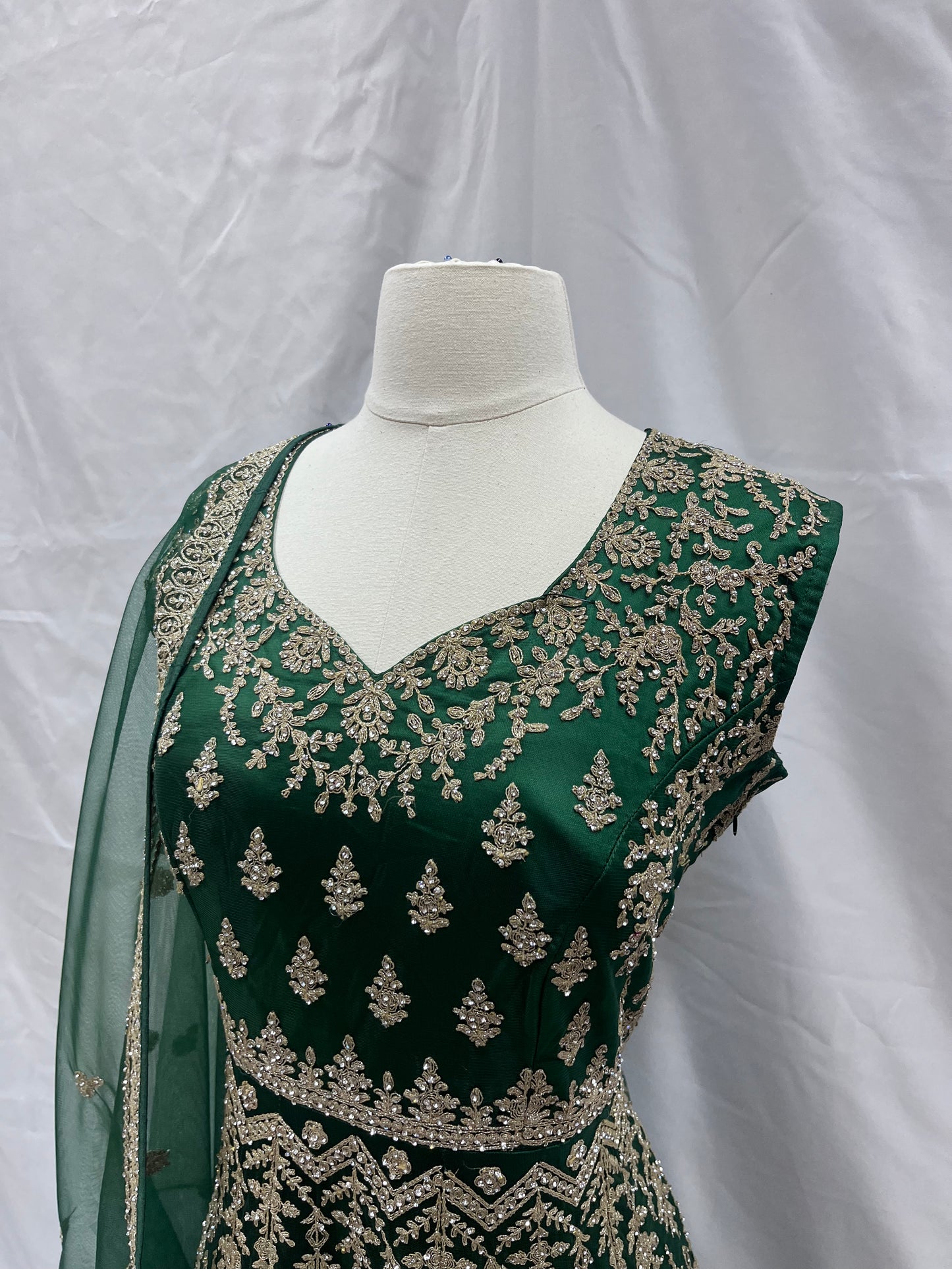 Green Anarkali-019