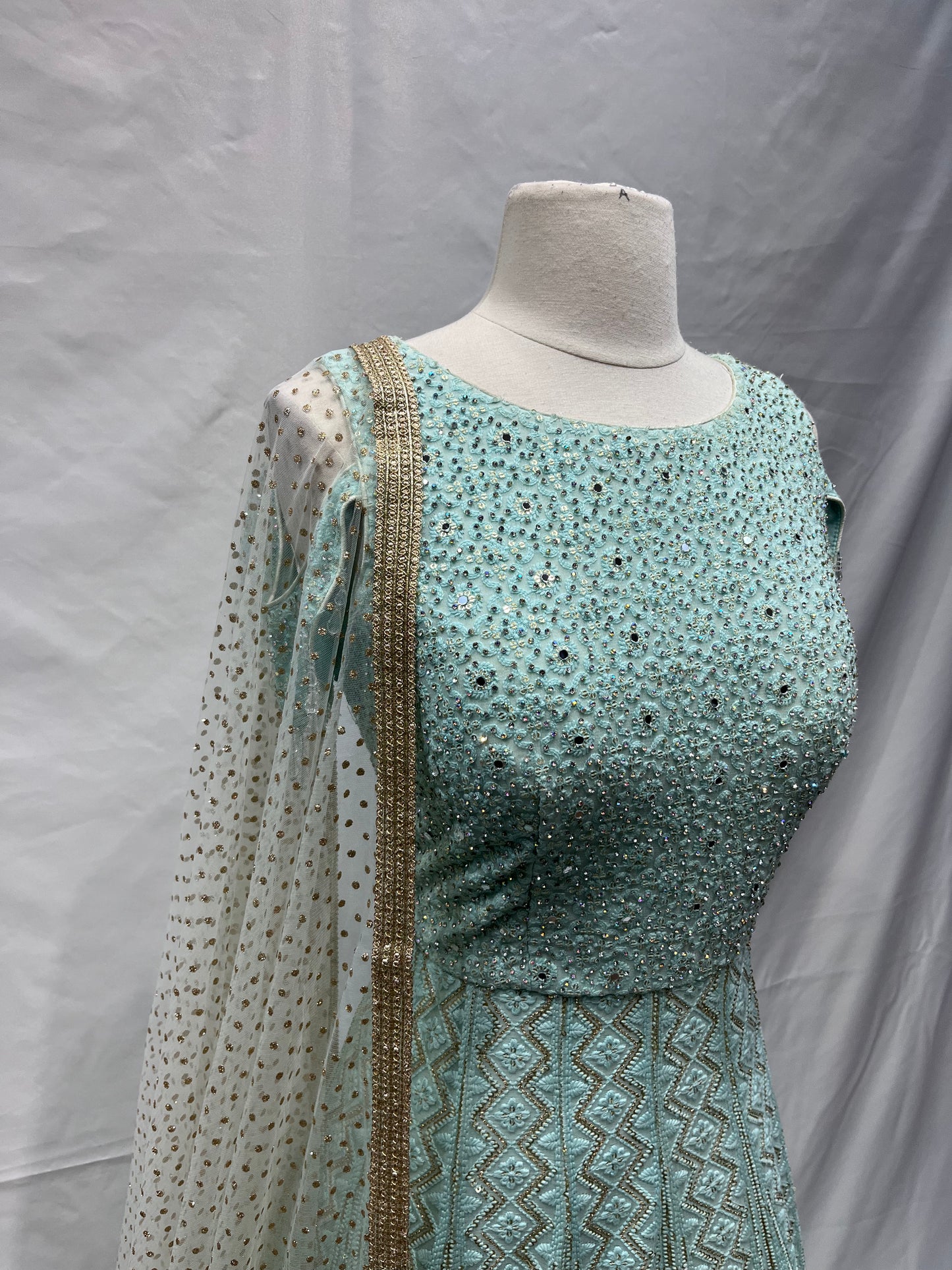 PaleTurquoise Anarkali-022