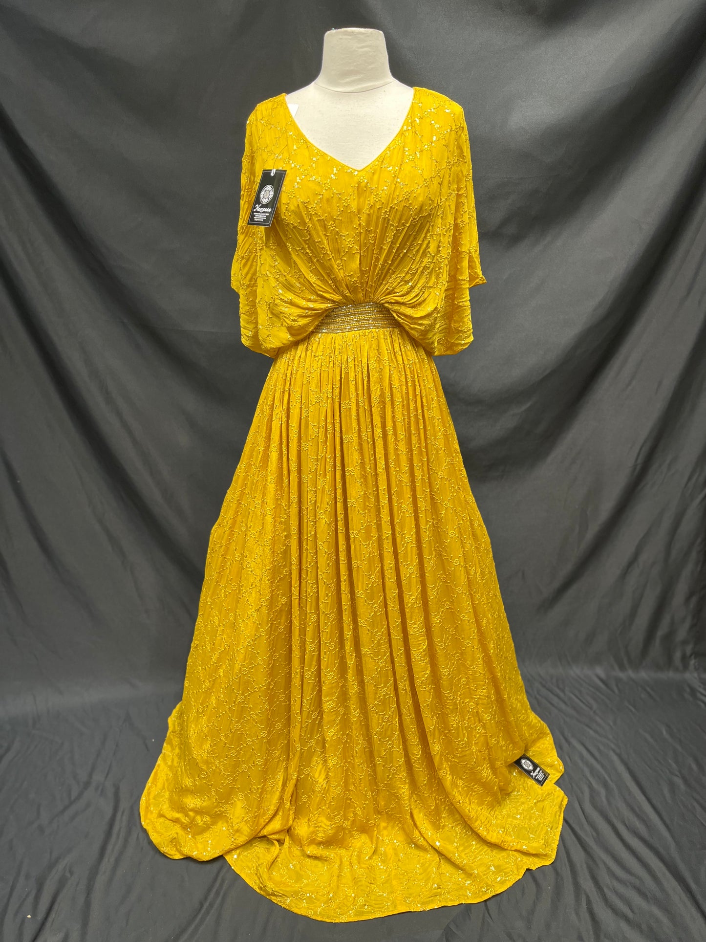 Yellow Anarkali PWA-012