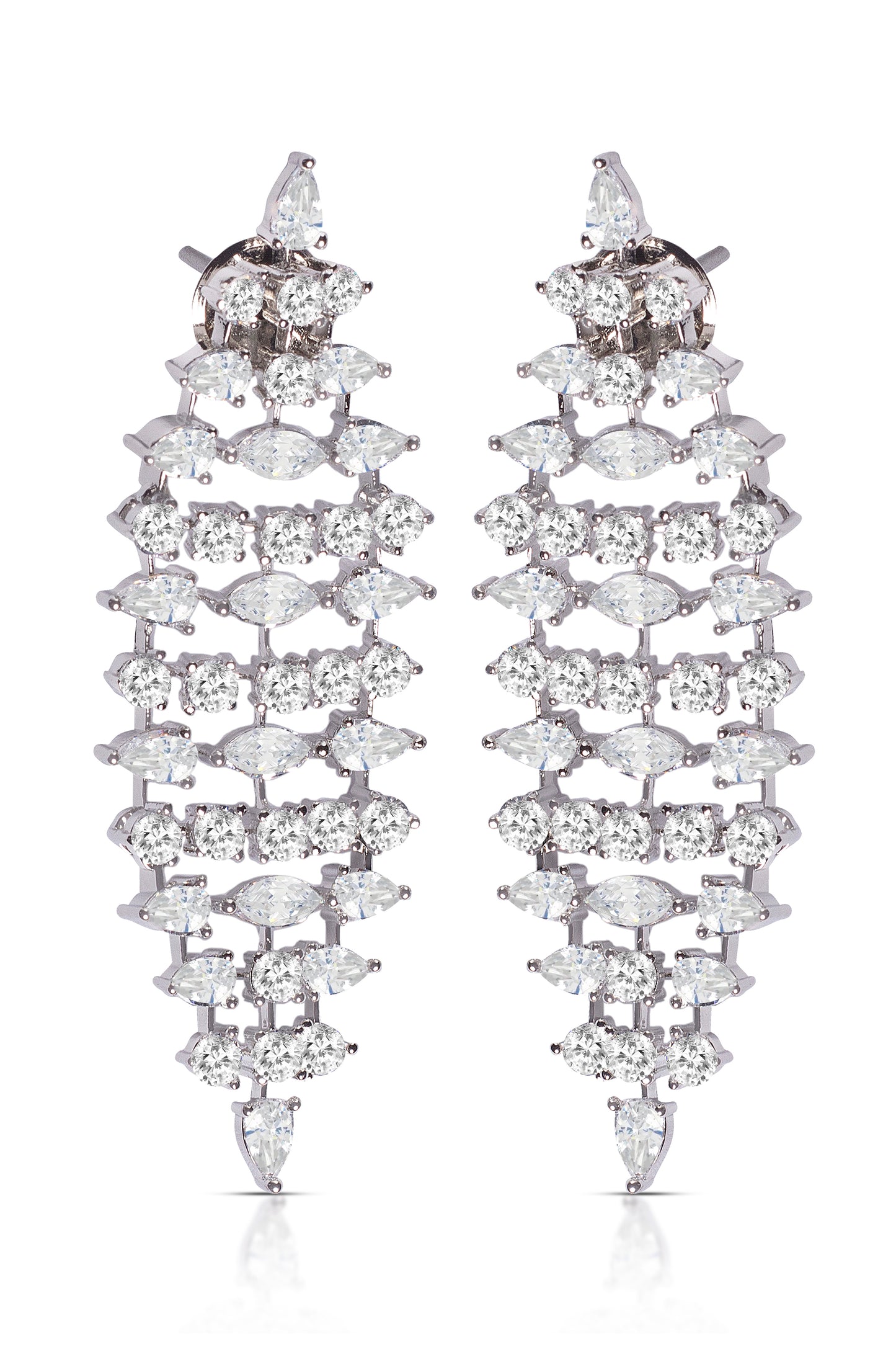 Zirconia Marquise Earrings