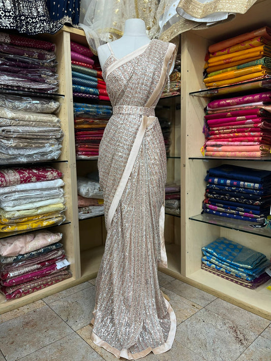 Pre-Stitched Saree W/ Readymade Blouse - D011