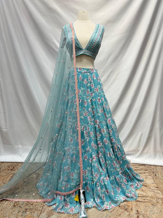 Party Wear Lehenga D-153