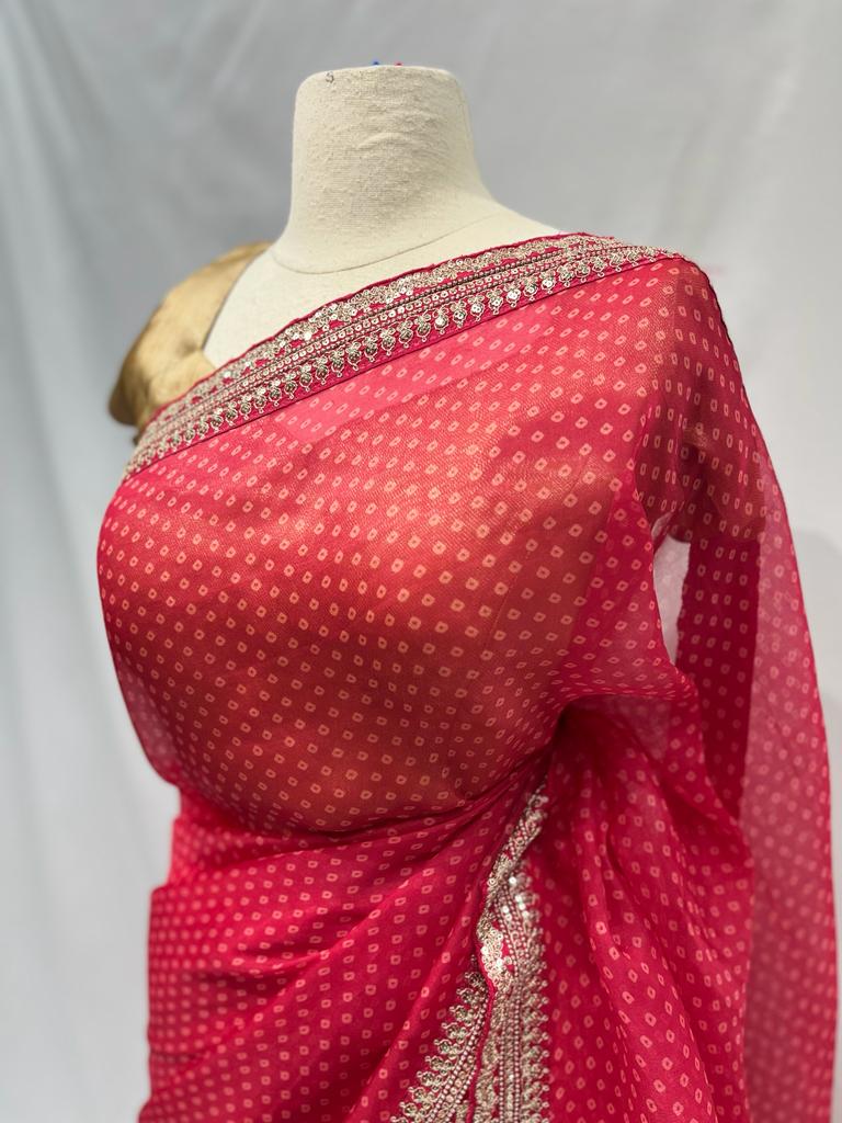 Party Wear Saree D-163