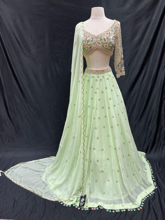 Party Wear Lehenga D-173