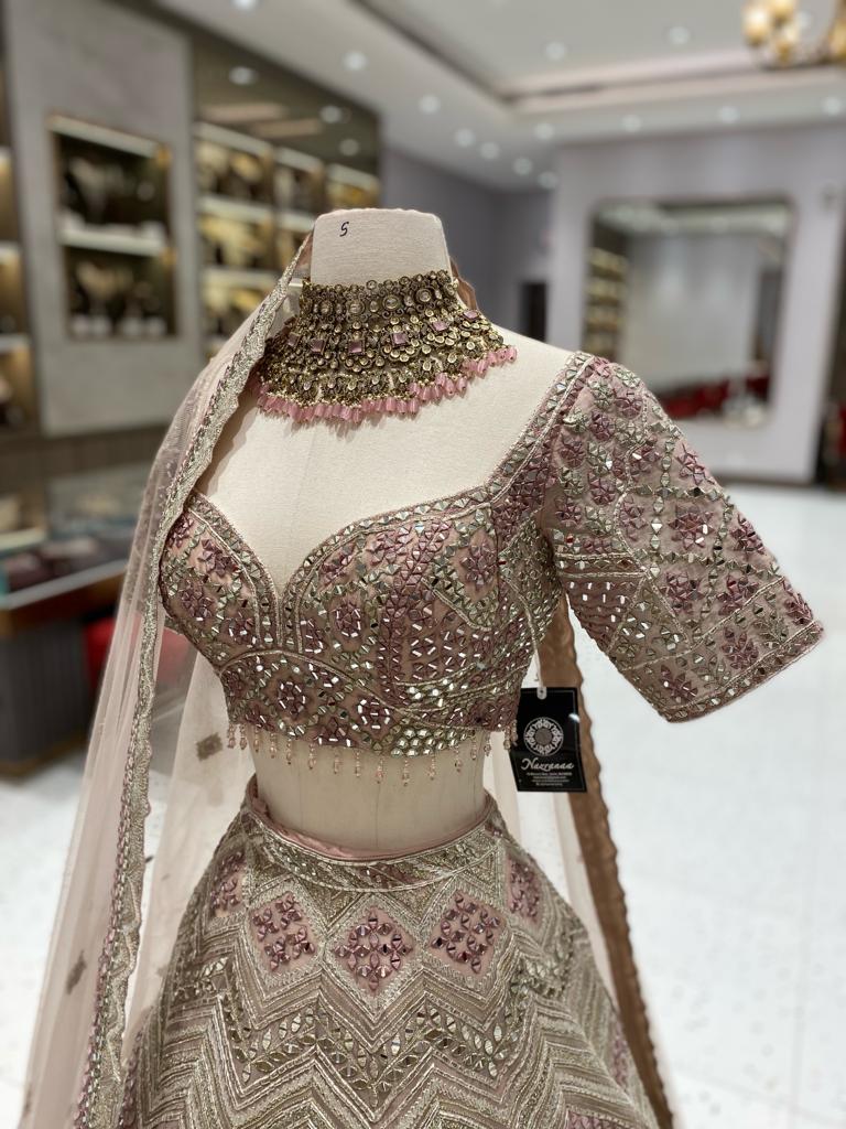 Mauve Bridal Lehenga BL-093