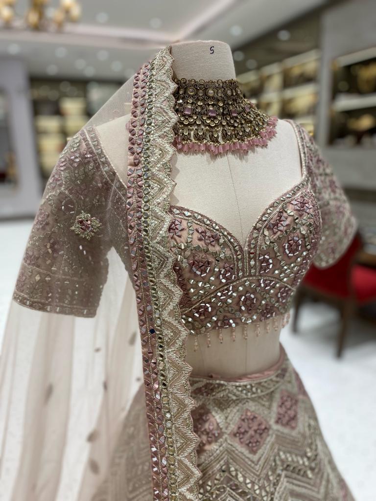 Mauve Bridal Lehenga BL-093