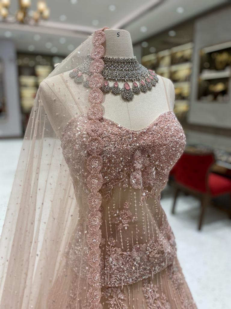 Blush Pink Bridal Lehenga BL-094