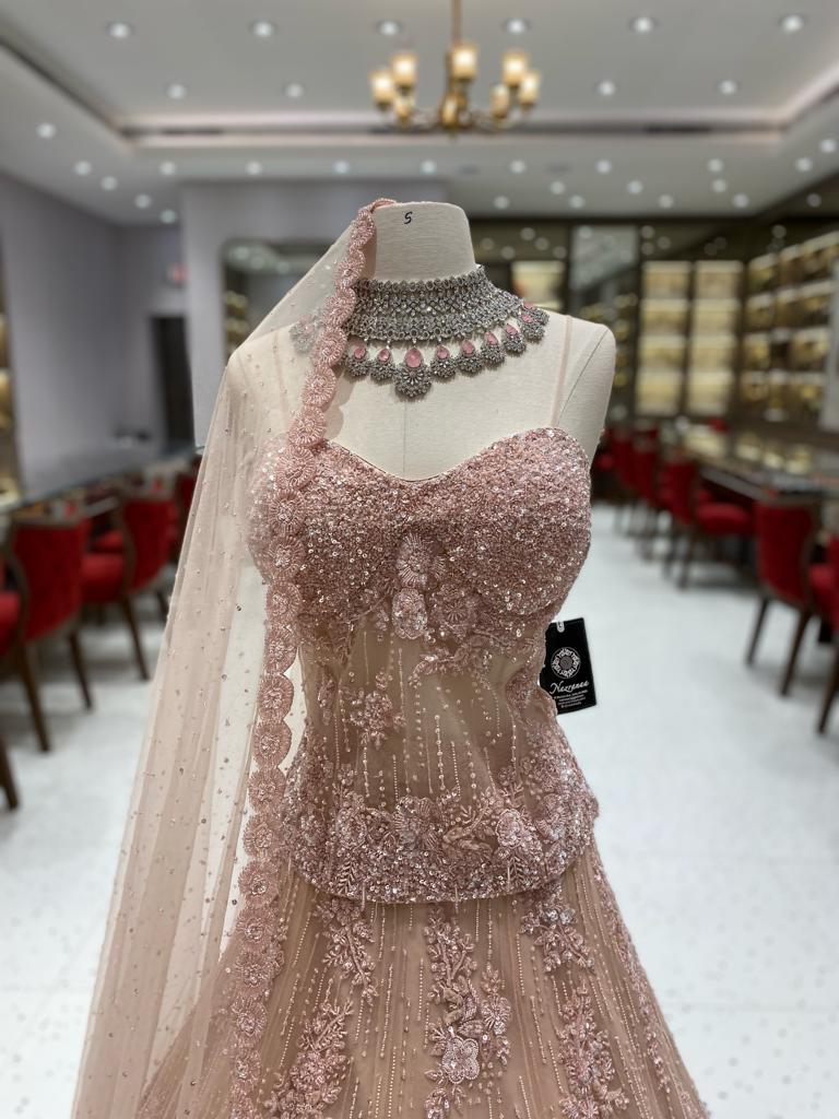 Blush Pink Bridal Lehenga BL-094