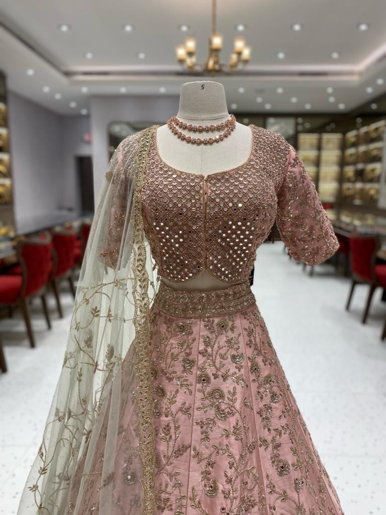 Blush Pink Bridal Lehenga BL-111