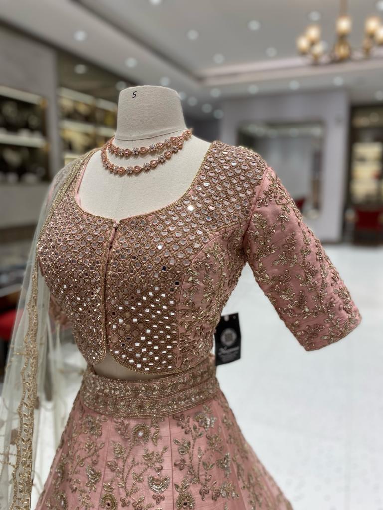 Blush Pink Bridal Lehenga BL-111