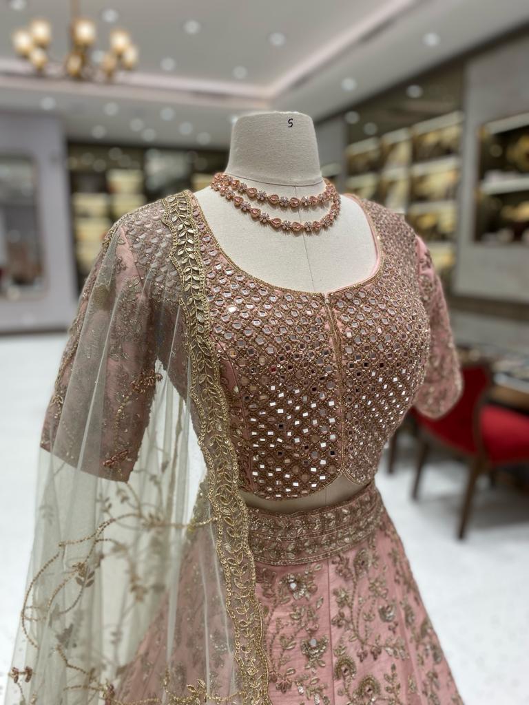 Blush Pink Bridal Lehenga BL-111