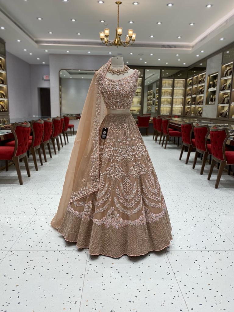 Dusty Rose Bridal Lehenga BL-114