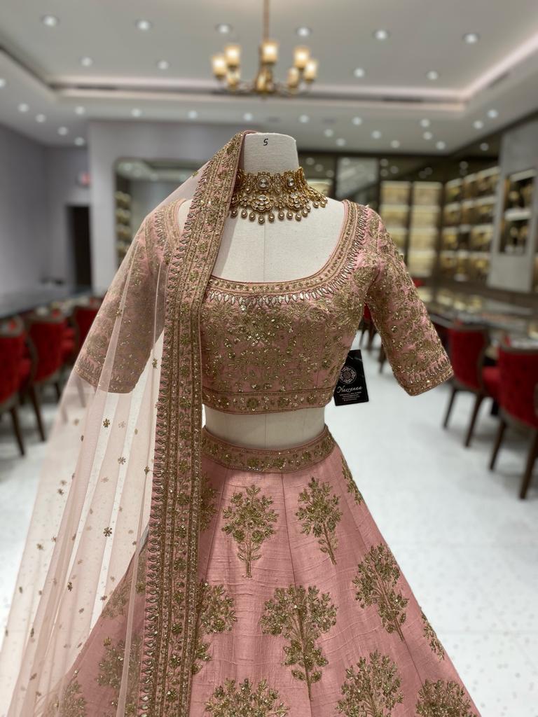 Blush Pink Bridal Lehenga BL-110