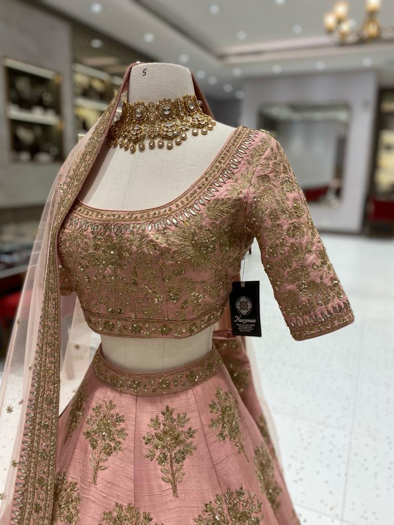 Blush Pink Bridal Lehenga BL-110