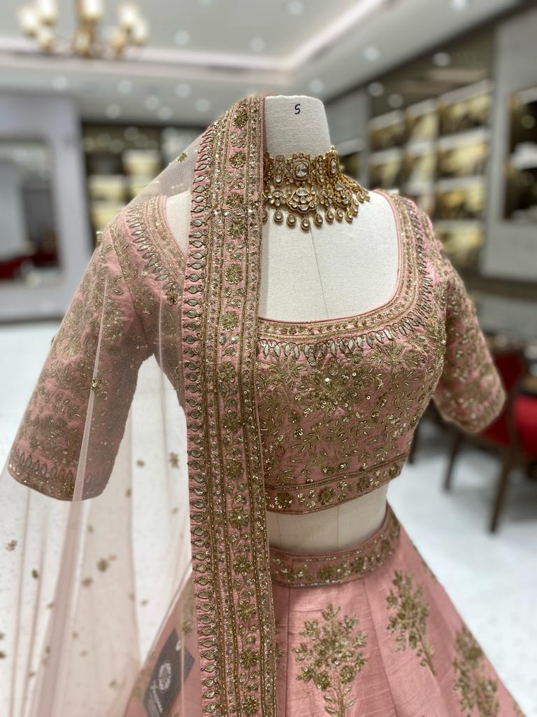 Blush Pink Bridal Lehenga BL-110