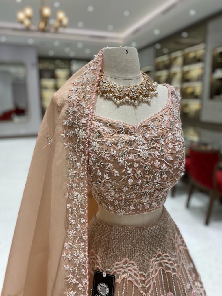 Dusty Rose Bridal Lehenga BL-114