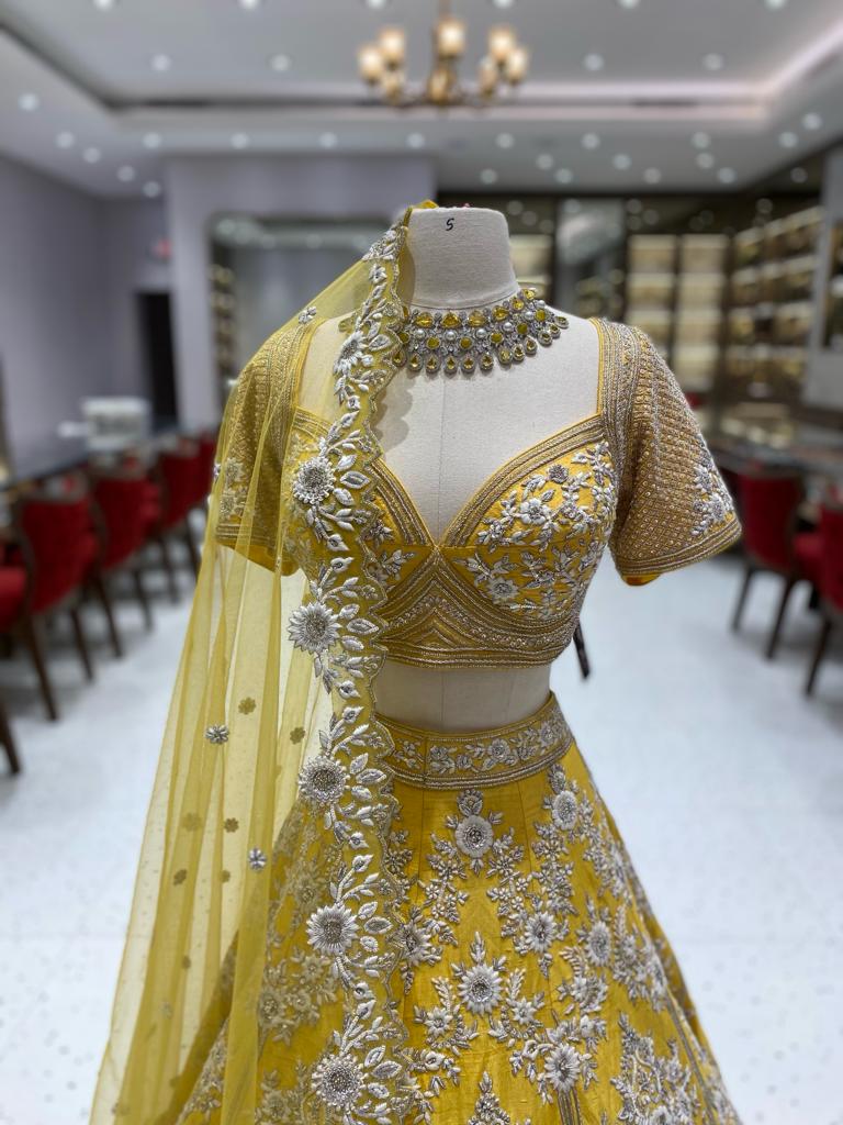 Yellow Bridal Lehenga BL-120