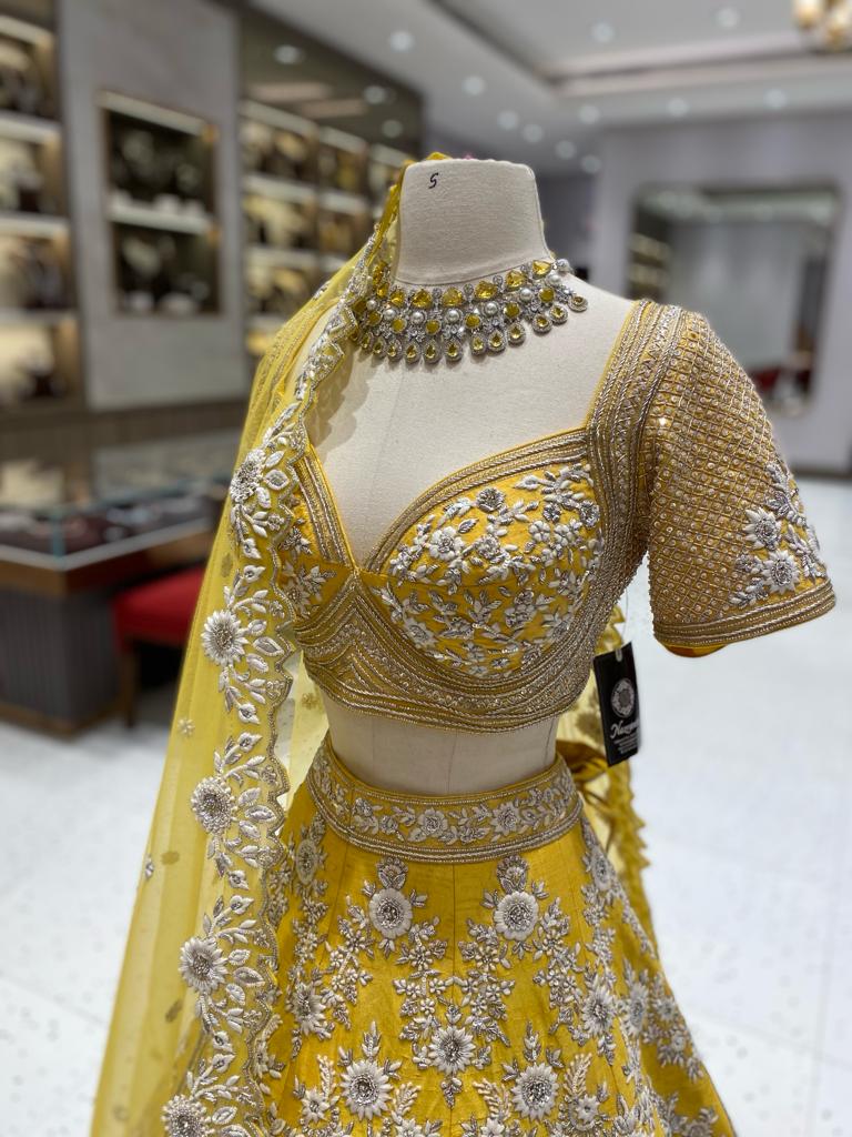 Yellow Bridal Lehenga BL-120