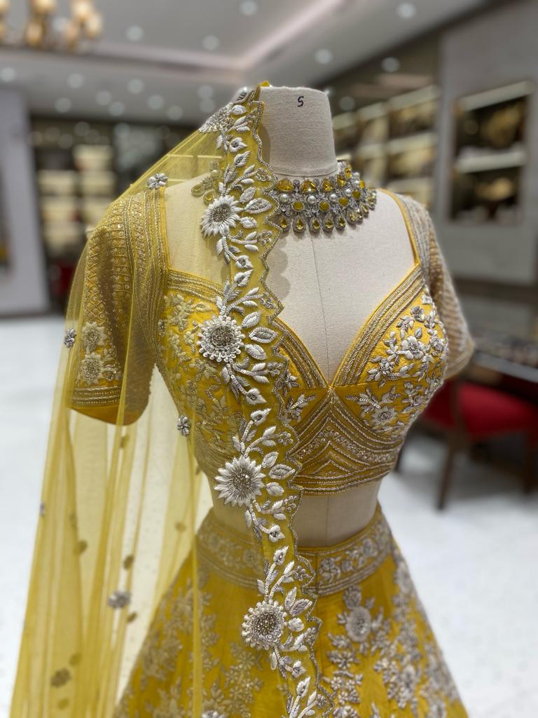 Yellow Bridal Lehenga BL-120