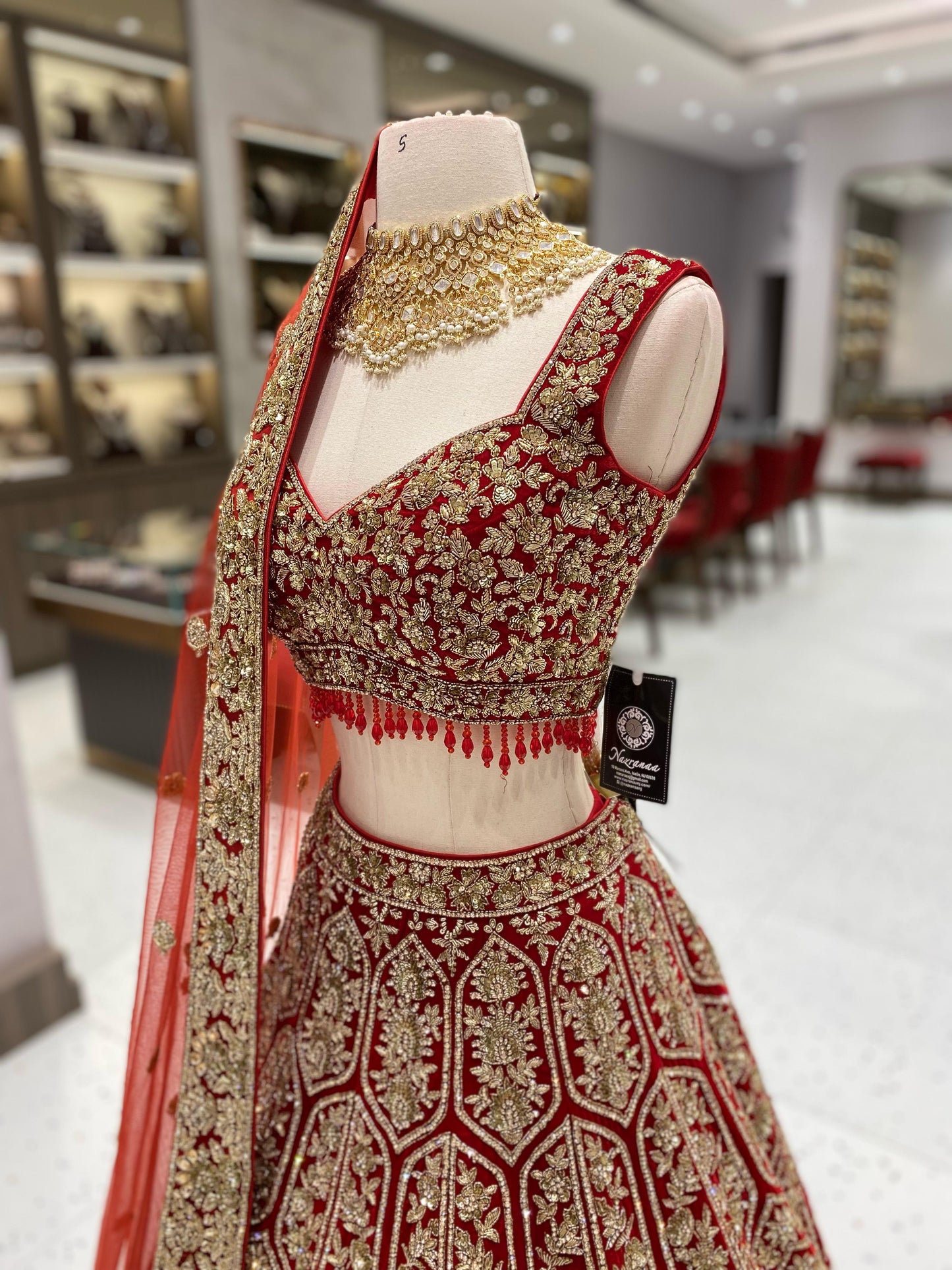 True Red Bridal Lehenga BL-131