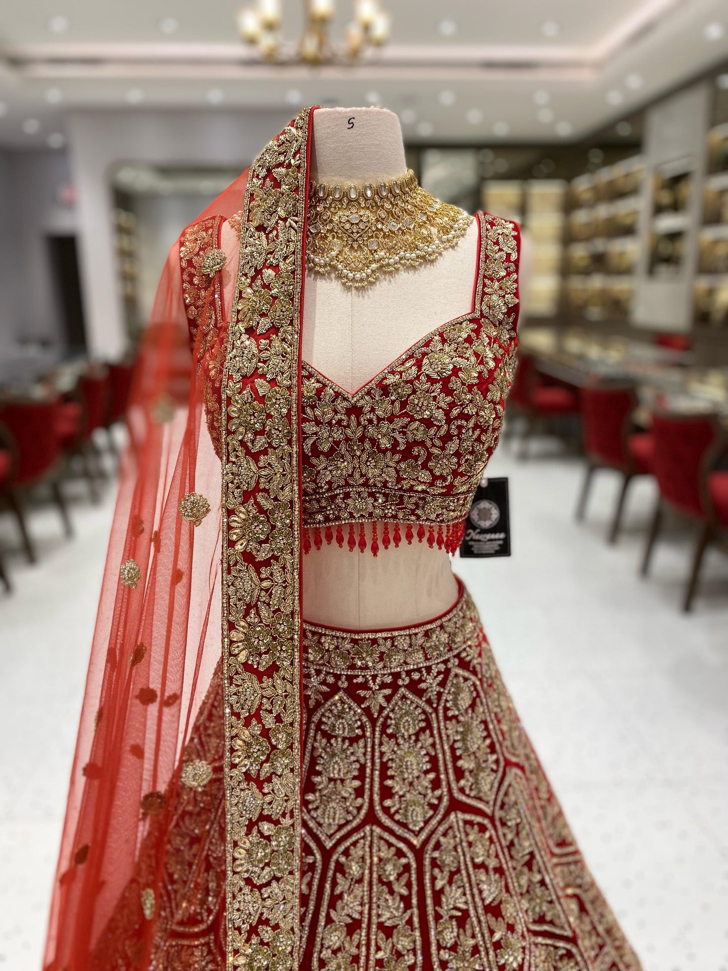 True Red Bridal Lehenga BL-131