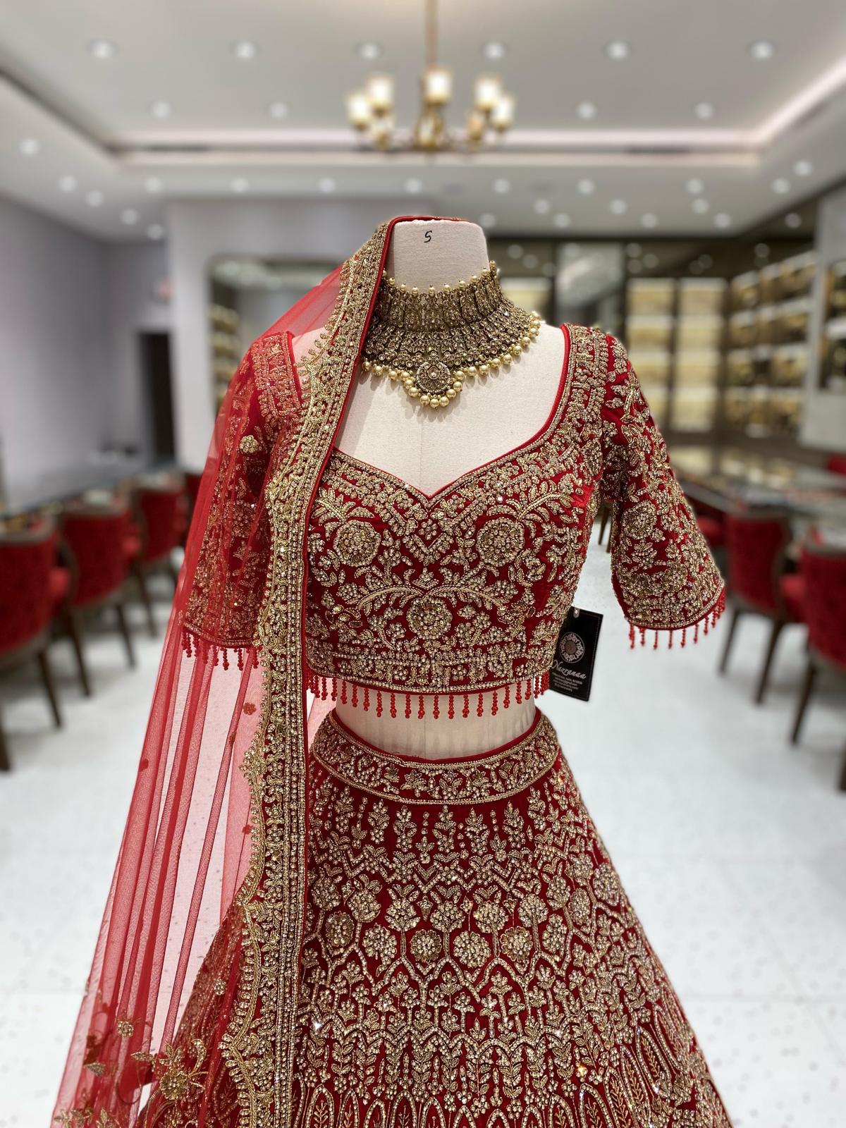 Flat Bridal Lehenga BL-133