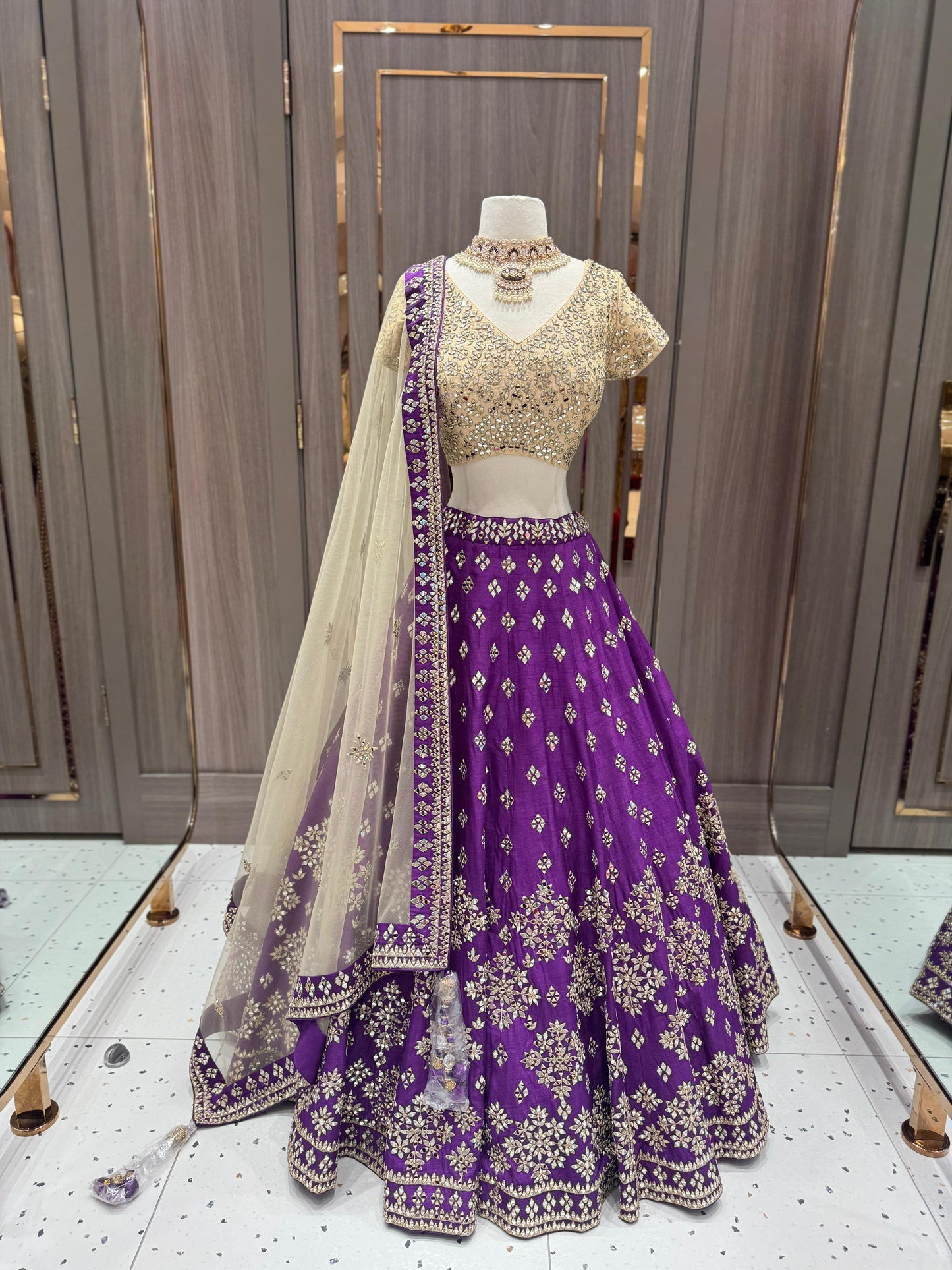 Rebecca Purple Bridal Lehenga BL-156