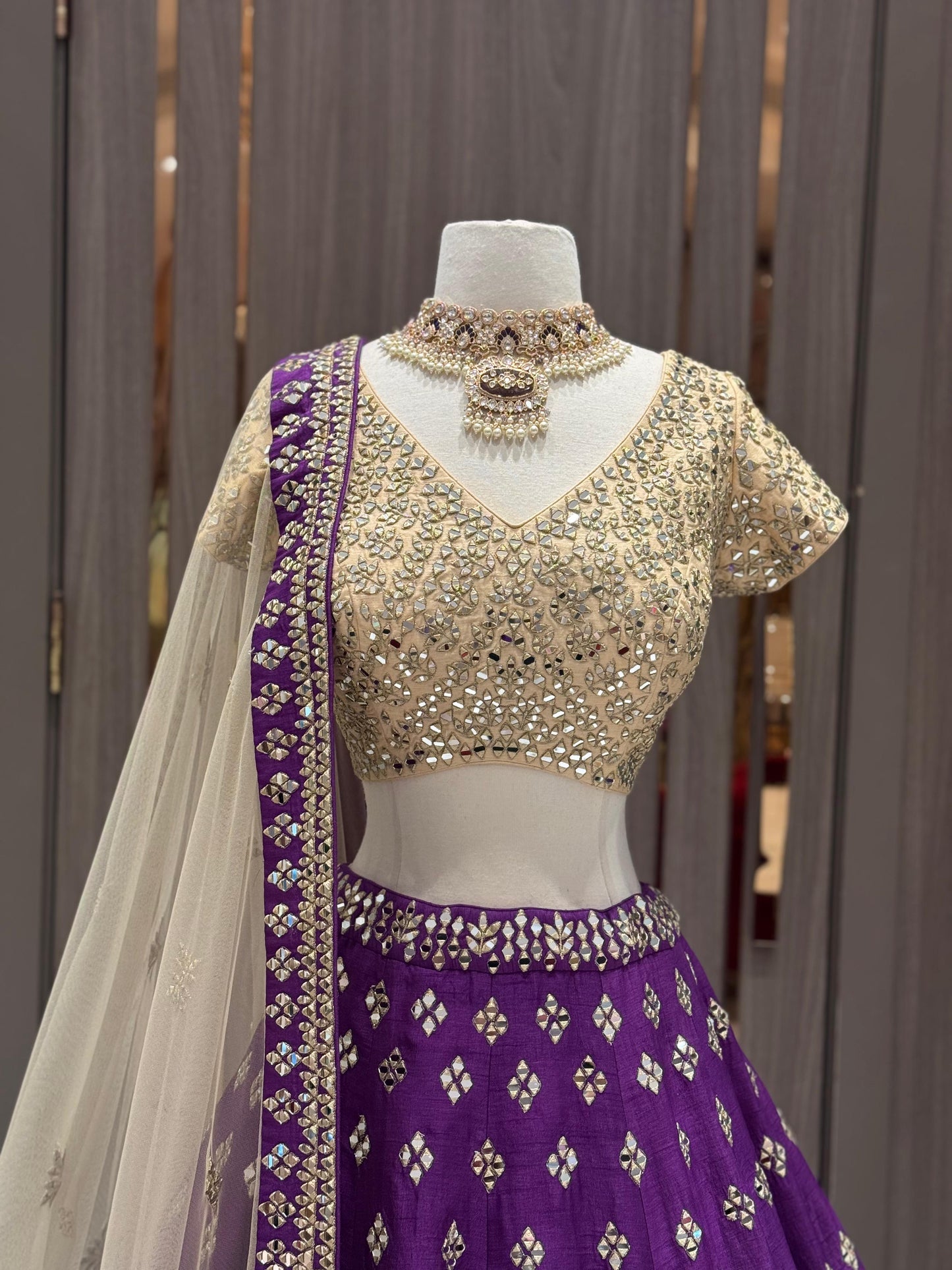 Rebecca Purple Bridal Lehenga BL-156