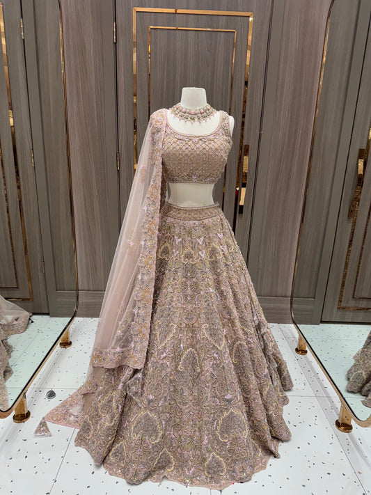 Silver Bridal Lehenga BL-053