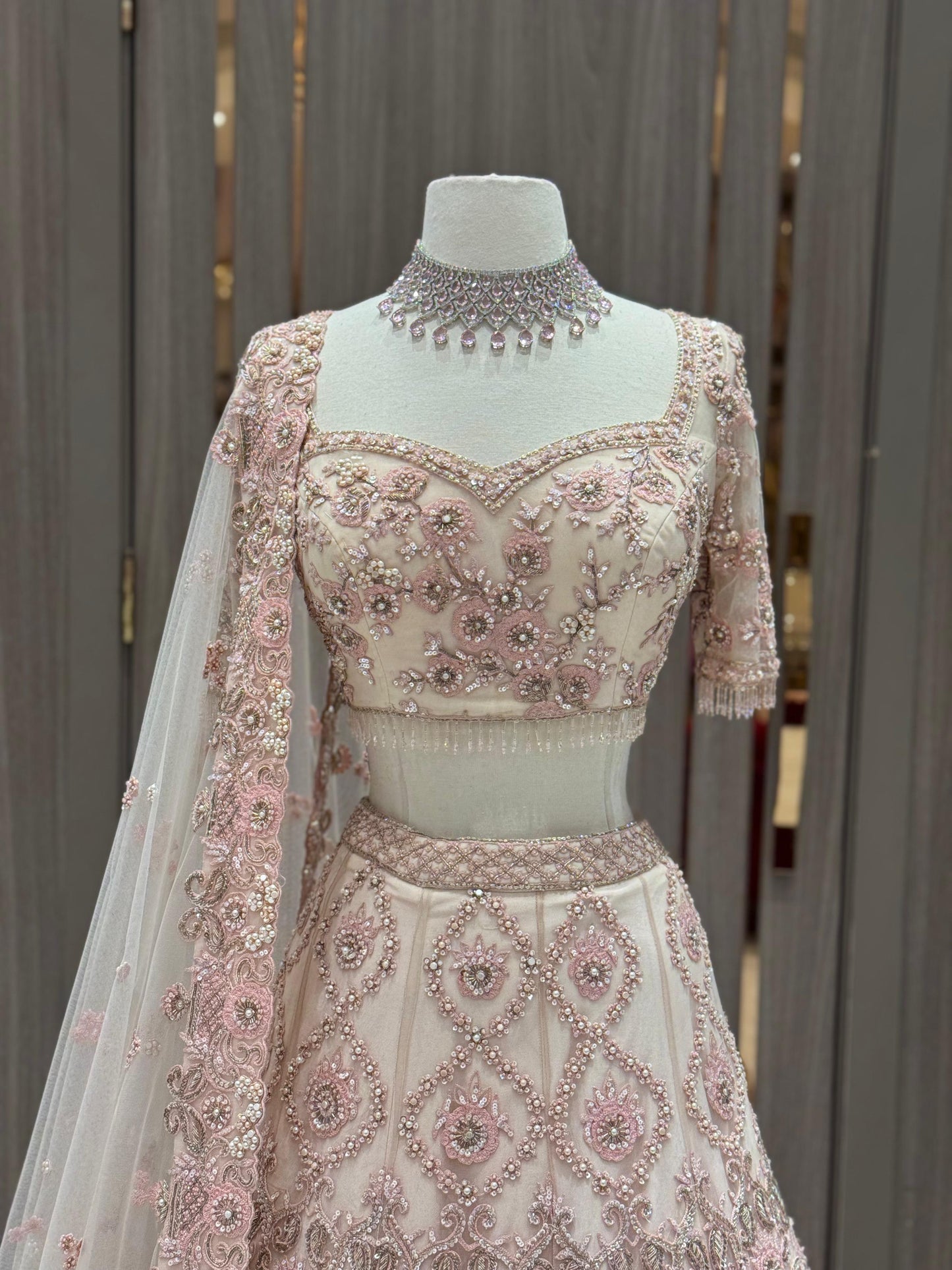 LavenderBlush Bridal Lehenga BL- 372