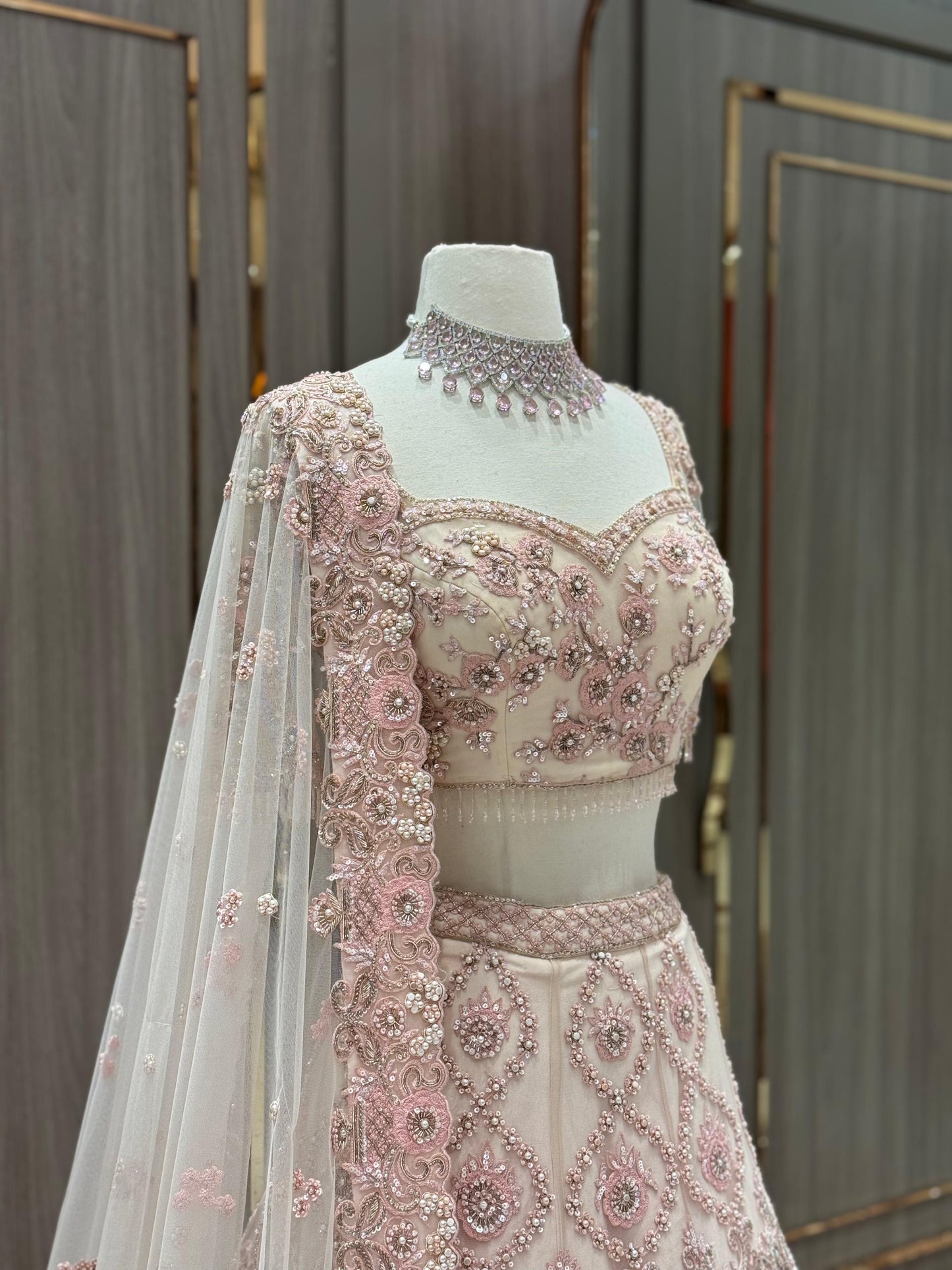 LavenderBlush Bridal Lehenga BL- 372