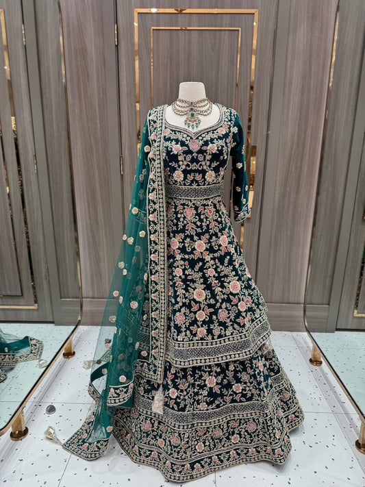 Emerald Green Empress Lacha Collection- 029