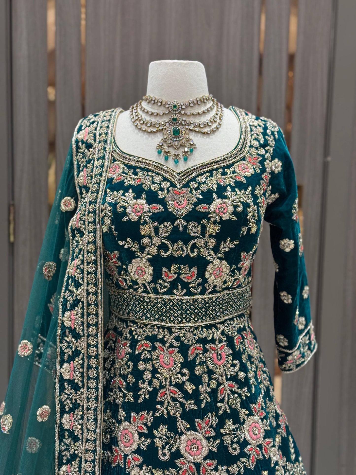 Emerald Green Empress Lacha Collection- 029