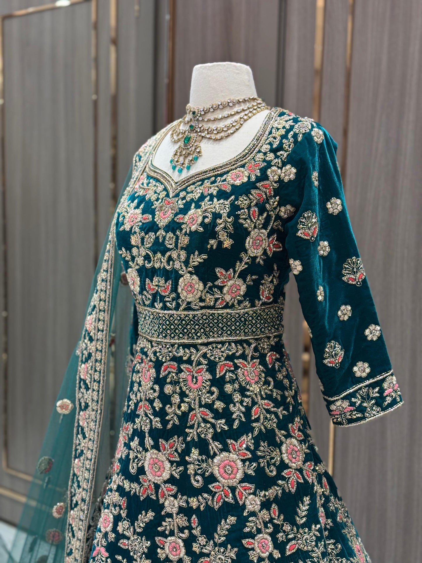 Emerald Green Empress Lacha Collection- 029