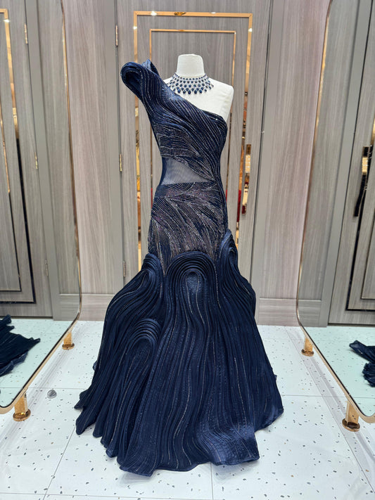 Navy Blue Gown NG-018