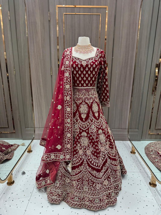 Maroon Gown NG-026