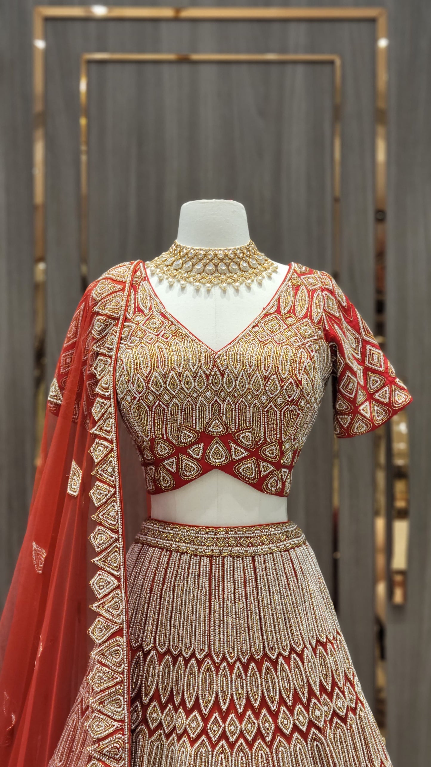 Crystal Bridal Lehenga BL-026