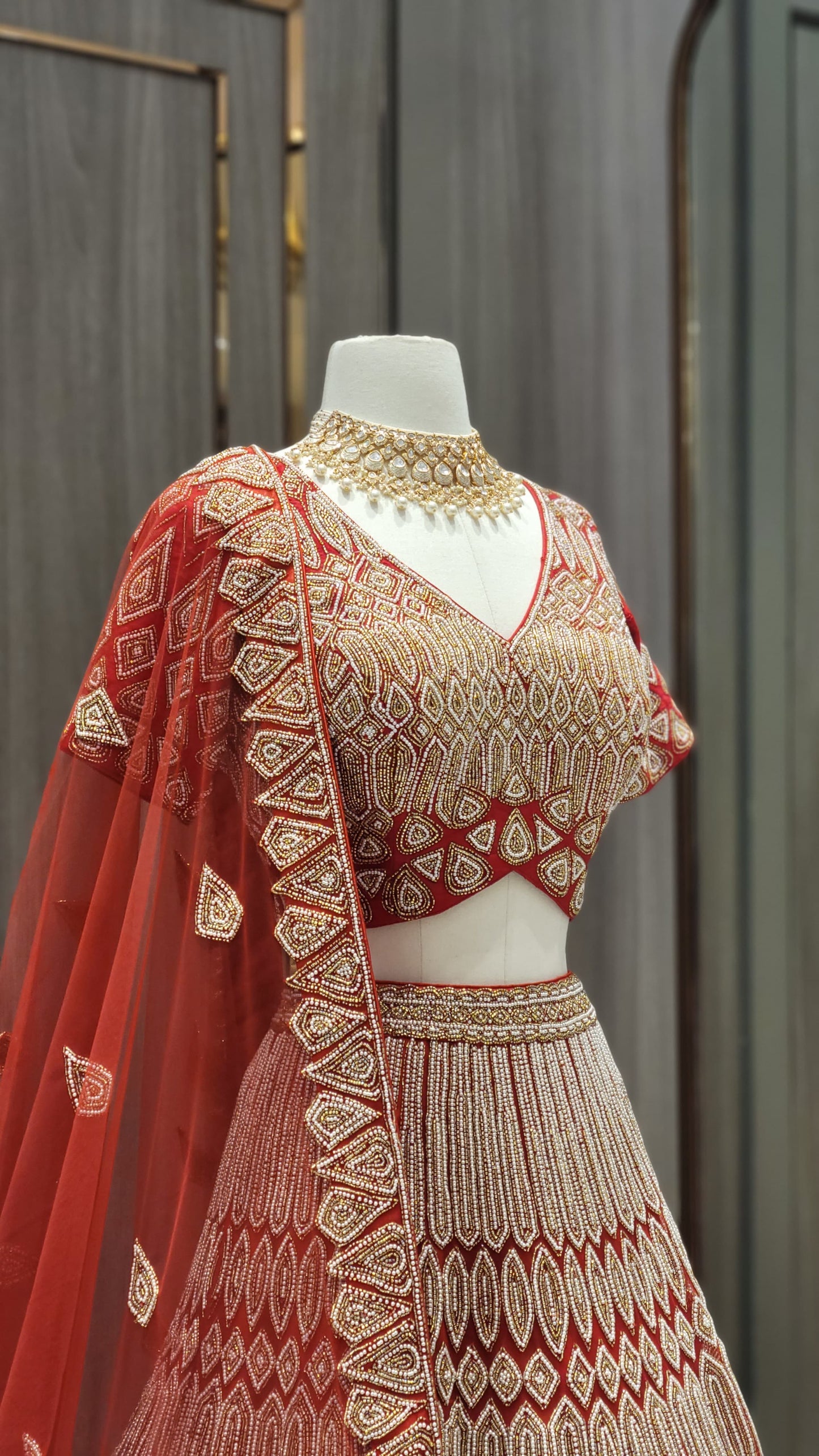 Crystal Bridal Lehenga BL-026