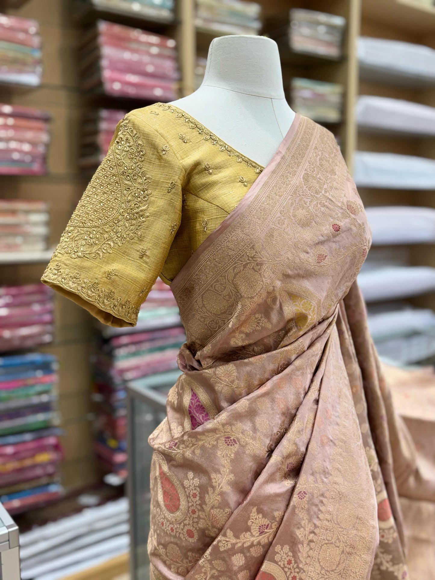 Pure Banarasi Silk Saree NB-049