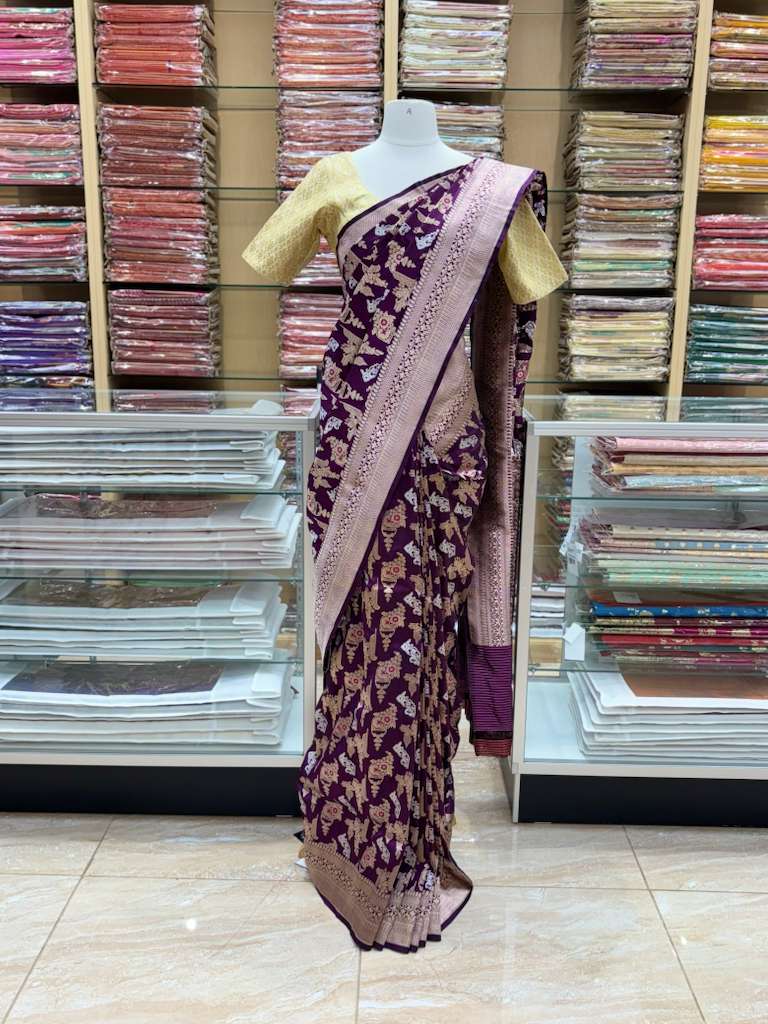 Pure Banarasi Silk Saree NB-043
