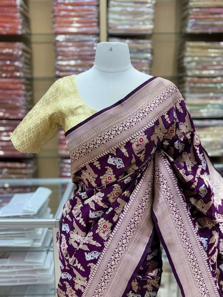 Pure Banarasi Silk Saree NB-043