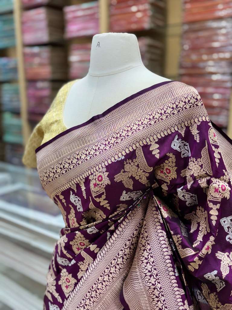 Pure Banarasi Silk Saree NB-043