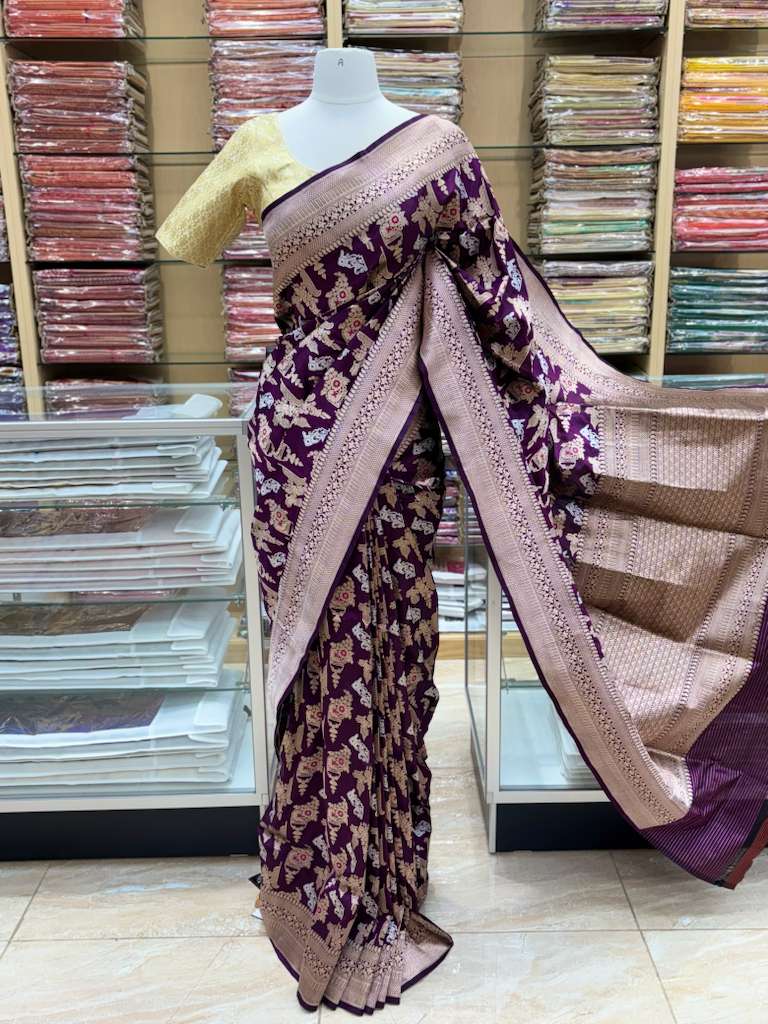 Pure Banarasi Silk Saree NB-043